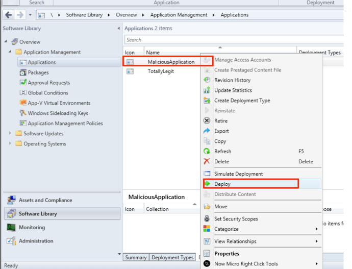 sccm_deploy_application