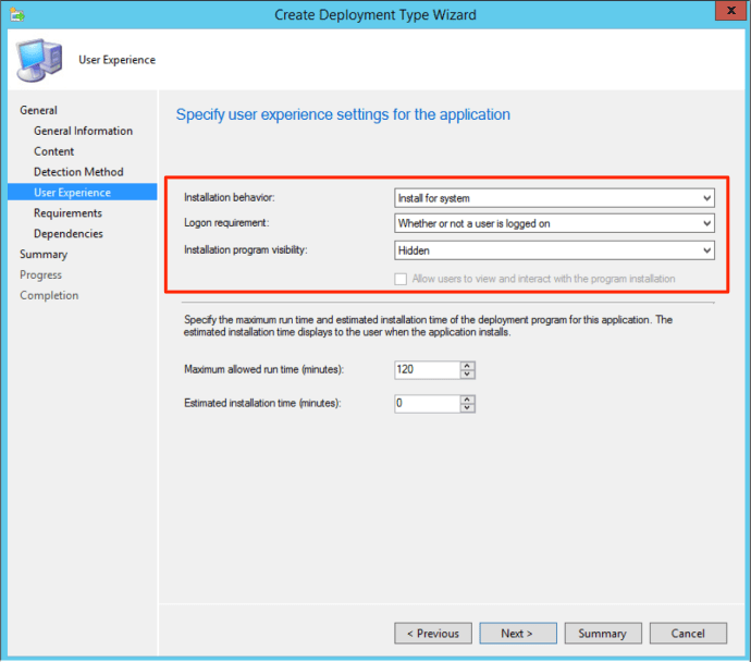 sccm_install_settings